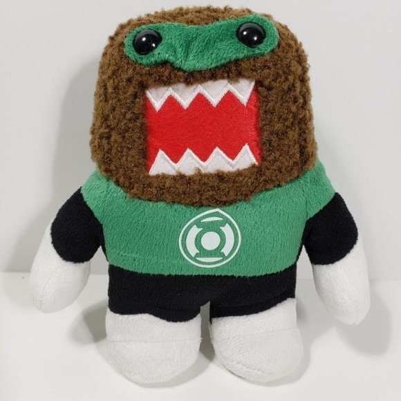 Domo Green Lantern Plush Toy D.C. Comics Monster Hero 6.5 inches Dated 2013 - Picture 1 of 7